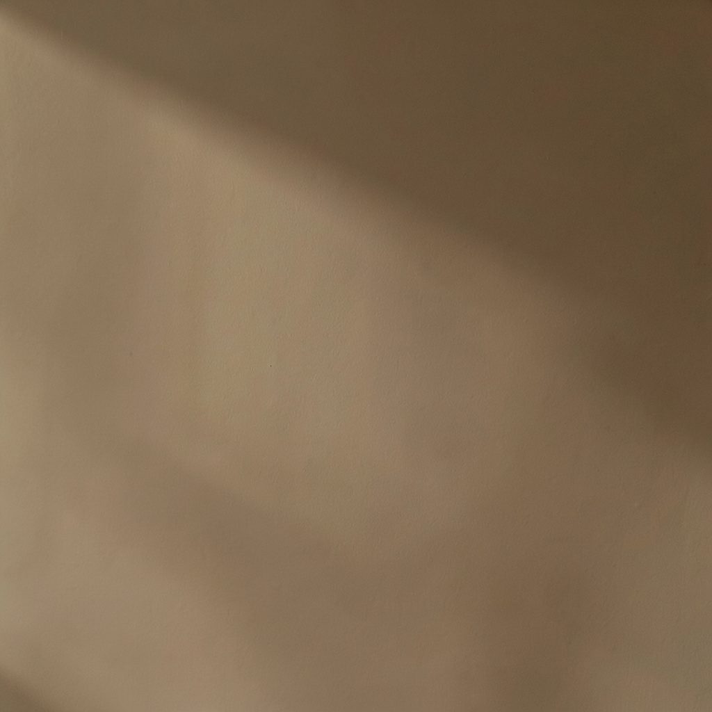 Muted earthy tone with gentle shadow play
